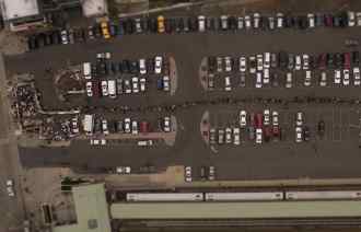 Ariel view of the Community Solidarity Hempstead Food Share