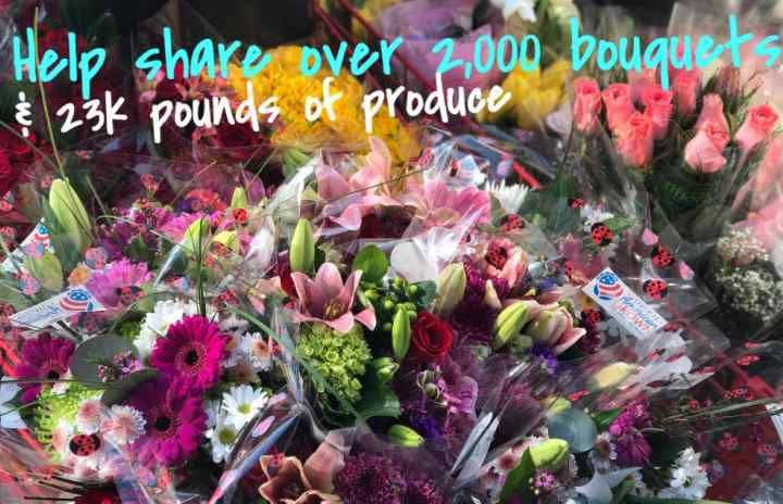 Community Solidarity shares flowers year round.